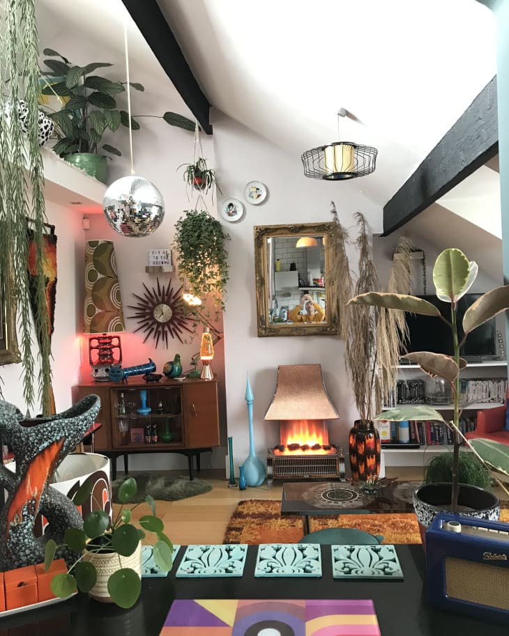 UK Home Retro Vintage Vibes Apartment Therapy